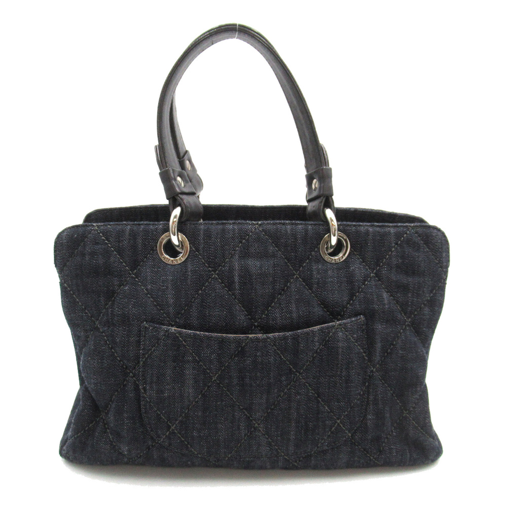 Chanel Denim Bag Tote Navy